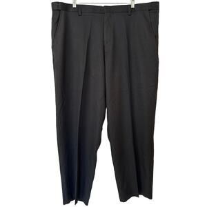 Puritan Black Flat Front Dress Slacks 44X30